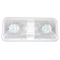 12V RV LED Light Square Double Dome Light für Trailer RV Marine