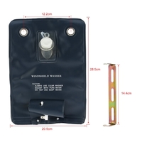12V Universal Windschutzscheibe Unterlegscheibe Pumpen Tasche Kit mit Jet-Schalter für Oldtimer