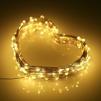 1.2W 2M / 6.6Ft 20 LED Solarbetriebene Energie Kupferdraht Fairy String Light