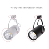 12W AC85-265V 1080LM COB Spur Schiene LED-Licht-Scheinwerfer-Lampe einstellbar für Shopping Mall Clothes Store Ausstellungsbüro Verwenden Black