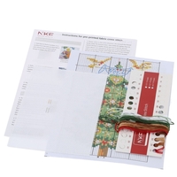 13 * 21cm DIY Hot Verkauf Kreuzstich Serie Stickerei Handarbeit Serie Weihnachtsbaum Muster Kreuzstich Haus Dekoration 14CT