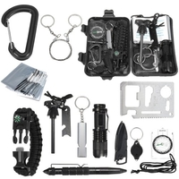 13 in 1 Professionelle Multifunktions Erste-Hilfe-Kit SOS Notfall Camping Survival Ausrüstung Kit Outdoor Taktische Wanderausrüstung Multi Werkzeug