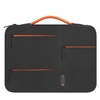 13 Inch Universal Business Laptop Handbag Waterproof Multiple-layer Protection PU Handle