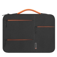 13 Inch Universal Business Laptop Handbag Waterproof Multiple-layer Protection PU Handle