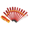 13 stücke 1000 V Veränderbar Isolierte Schraubendreher Set mit Magnetische Schlitz Phillips Pozidriv Torx Bits Elektriker Repair Tools Kit