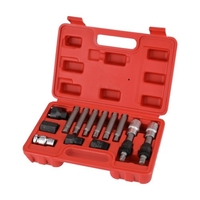 13 Stücke Generator Gürtel Removal Tool Set Auto Reparatur Werkzeug Motor Riemenscheibe Demontage / Montageschlüsselsatz Autos Garage Werkzeuge