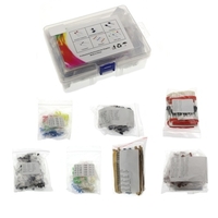 1390PCS LEDs Dioden-Transistor-Kondensator-Widerstands-Kit-Set