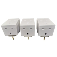 13A Britischer One-Turn-Three-Transformationsstecker mit Sicherungsschutz