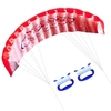 1, 4 m bunter Doppelflugschnur Wing Kite Stunt Power Kite Soft Giant Flying Kite Sports Beach Kite