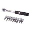 1/4 "DR 2-14Nm Fahrrad Drehmomentschlüssel Set Fahrradreparaturwerkzeuge Kit Ratsche Mechanische Drehmomentschlüssel Handschlüssel