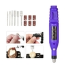 14 stücke 100 V-240 V Mini Elektrische Grinder Bohrer Variable Geschwindigkeit Rotary Gravur Stift Schnitzen Werkzeug Set zum Fräsen Polieren