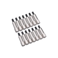 14 tlg. Chrom Ventildeckelschraubensatz Small Block Fit für Chevy 283 305 327 350 383 396 427 454 502 SBC BBC Stud Kit