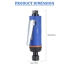 1/4 Zoll High Speed Air Grinder 22000RPM Mini Air Die Grinder Kit Pneumatische Werkzeuge Set Polierschleifer Poliermaschine Graviermühle Luftmühle