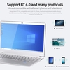 14-Zoll-Laptop Intel Celeron J4115 / J4105 / J4125 / J3455 Prozessor 12 GB DDR4 RAM 128 GB tragbarer SSD-Laptop Silber EU-Stecker