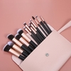 14PCS Makeup Kosmetikbürsten Kit Set Foundation Concealer Lidschatten Augenbrauen- / Eyeliner-Pinsel / Augenkonturbürsten mit Aufbewahrungstasche für Anfänger Salon Show Performance Täglicher Gebrauch Tragbar