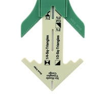 15 cm Nählehre "T" Nählehre 5-in-1 Schieblehre Multifunktionale Patchwork Kunststoff Lineal Messwerkzeug Sattel Nähzubehör Quiltlineal Schneiderlineal