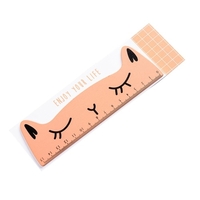 15 cm süßes Cartoon-Lineal Holzgerades Lineal-Messwerkzeug