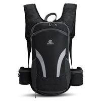15 L Outdoor-Fahrradrucksack Wasserdichte Bergsteiger-Reittasche Große Kapazität Frauen Männer Atmungsaktiver Jogging-Sportrucksack für Camping Wandern Sporttasche Lauftasche