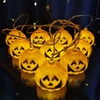1, 5 m Halloween 10 LEDs Kürbis Lichterketten Schöne Mini Laterne Lampe Home Party Weihnachtsdekore