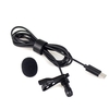 1, 5 m tragbares Mini-Lavalier-Kondensatormikrofon Clip-on-Kabelbinder Mikrofon Kabelgebundenes Mikrofon für Telefon
