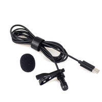 1, 5 m tragbares Mini-Lavalier-Kondensatormikrofon Clip-on-Kabelbinder Mikrofon Kabelgebundenes Mikrofon für Telefon