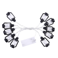 1, 5 Meter 10 LEDs Lichterkettenlicht 2 * AA B-attery Powered Cell Opertaed Flexibel Biegbar Faltbares Design Warmweiß für Home Party (Warmweiß)