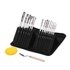 15 teile / satz Künstler Pinsel Set mit Schaber Schwamm Ball