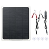 15 W DC 12 V/5 V Solarmodul-Set mit zwei USB- und Typ-C-Schnittstellen und Krokodilklemme/Autoladegerät