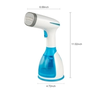 1500W Handbekleidung Bekleidungsstoff Dampfgarer 280 ml Dampfgarer Hand Dampfbügeleisen Tragbarer Bügelfaltenentferner 15s Schnelles Aufheizen