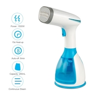 1500W Handbekleidung Bekleidungsstoff Dampfgarer 280 ml Dampfgarer Hand Dampfbügeleisen Tragbarer Bügelfaltenentferner 15s Schnelles Aufheizen