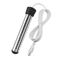 1500W Tauchwassererhitzer Tragbarer elektrischer Warmwasserbereiter mit Edelstahlschutz Stainless