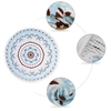 150cm Durchmesser runde indische Mandala Strand Handtuch Wand hängende Tapisserie Matte Picknick Decke Strand Schal mit Fransen Quasten für Urlaub Reise
