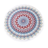 150cm Durchmesser runde indische Mandala Strand Handtuch Wand hängende Tapisserie Matte Picknick Decke Strand Schal mit Fransen Quasten für Urlaub Reise