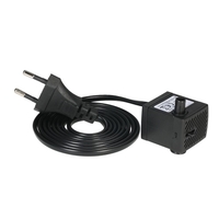 150L / H 2W Tauchwasserpumpe für Aquarium Tabletop Brunnen Teich Wasser Gärten und Hydroponische Systeme mit einer Düse 4.9ft (1.5m) Netzkabel AC220-240V