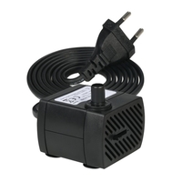 150L / H 2W Tauchwasserpumpe für Aquarium Tabletop Brunnen Teich Wasser Gärten und Hydroponische Systeme mit einer Düse 4.9ft (1.5m) Netzkabel AC220-240V
