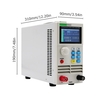 150V 40A 400W Einkanal-DC programmierbarer elektronischer Lasttester CC CV CR CP-Modus 2, 8-Zoll-TFT-LCD-Bildschirm Batterie- und LED-Tester