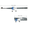 151 cm Mini Falten Angelruten Faltbare Teleskopische Angelruten Angelrutenspule Kombi mit Fischen Lures Line Karpfen Angelzubehör