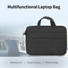 15, 4 Zoll Laptoptasche Tragbare wasserdichte verschleißfeste Laptop-Schutztasche mit Plüschfutter Glatter Reißverschluss Schwarz