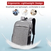 15, 6 zoll Laptop Rucksack Große Kapazität Anti Diebstahl Business Tasche mit Passwort Lock Externe USB&Kopfhörer Interface Schwarz