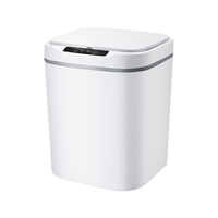 15L Berührungsloser Smart-Knock-Induktions-Mülleimer Infrarot-Bewegungssensor-Mülleimer