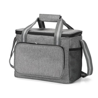 15L Kühltasche Tragbare isolierte Kühltasche für Reisen Wandern Strand Picknick BBQ Party
