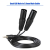 1.5m / 5ft Audio-Kabel Kabel Dual-XLR-Stecker auf 3, 5 mm-Stecker