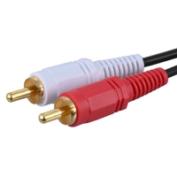 1.5m / 5ft Stereo-Audio-Kabel-Schnur-Dual-XLR-Buchse auf zwei Cinch-Stecker für Mixer Mischpult-Mikrofonverstärker