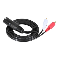 1.5m / 5ft Stereo-Audio-Splitter Patch-Y-Kabel Kabel 1 XLR-Stecker auf 2 Cinch-Stecker