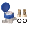 15mm 1/2 "Intelligenter Wasserzähler Haushalt Mechanischer Rotor Typ Kaltwasserzähler Zeiger Digitalanzeige Kombination Wasserzähler