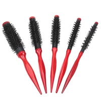 15mm Haar Runde Bürste Quiff Roller Kamm für DIY Frisur Salon Friseur Runde Haarbürste Nylon Kamm
