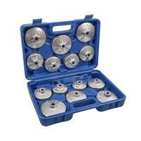 15pcs Kappe Öl Filter Schlüssel Buchse Set Auto Hand Remover Tool Kit 1/2 zoll 12, 5mm Platz Stick auto Kraftstoff Filterung Gerät