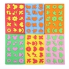 15pcs Kunst Malstempel Schwammstempel mit niedlichen Mustern Frühes Lernen Zeichenwerkzeuge für Kinder Kleinkind Basteln DIY