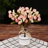 15Pcs Rosenknospen-Simulation Star Bracts Bouquet Silk