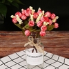 15Pcs Rosenknospen-Simulation Star Bracts Bouquet Silk